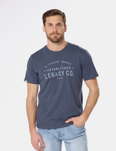 REMERA ESTAMPADA Azul