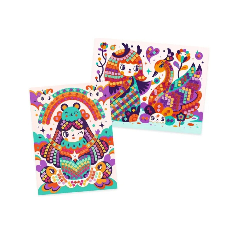 Mosaico Kokeshi Djeco Mosaico Kokeshi Djeco