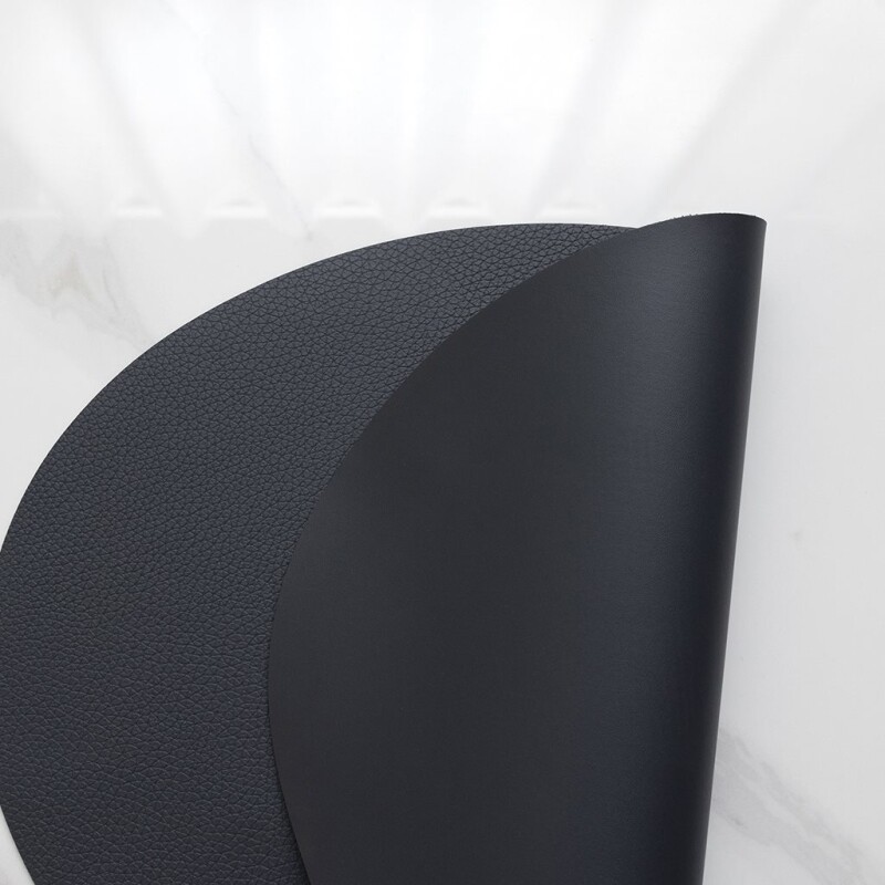 INDIVIDUAL PVC SIMIL CUERO OVAL AZUL 43X33CMS INDIVIDUAL PVC SIMIL CUERO OVAL AZUL 43X33CMS