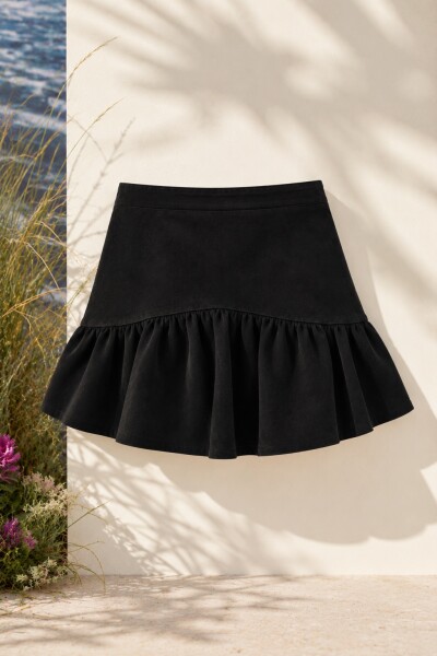 FALDA ULA COURO Negro