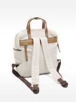 Mochila De Nylon Con Colgante crudo