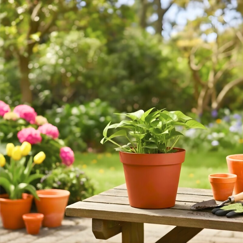 Set x3 Maceta 3 lts TERRACOTA