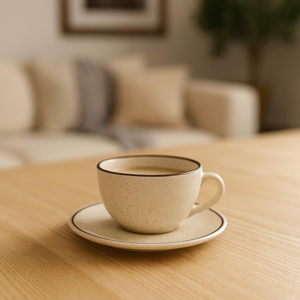 TAZA DE TÉ CON PLATO 200ML LINEA BRISA 