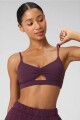 Bra Deportivo PureLuxe Keyhole Low Impact Mujer Oxblood