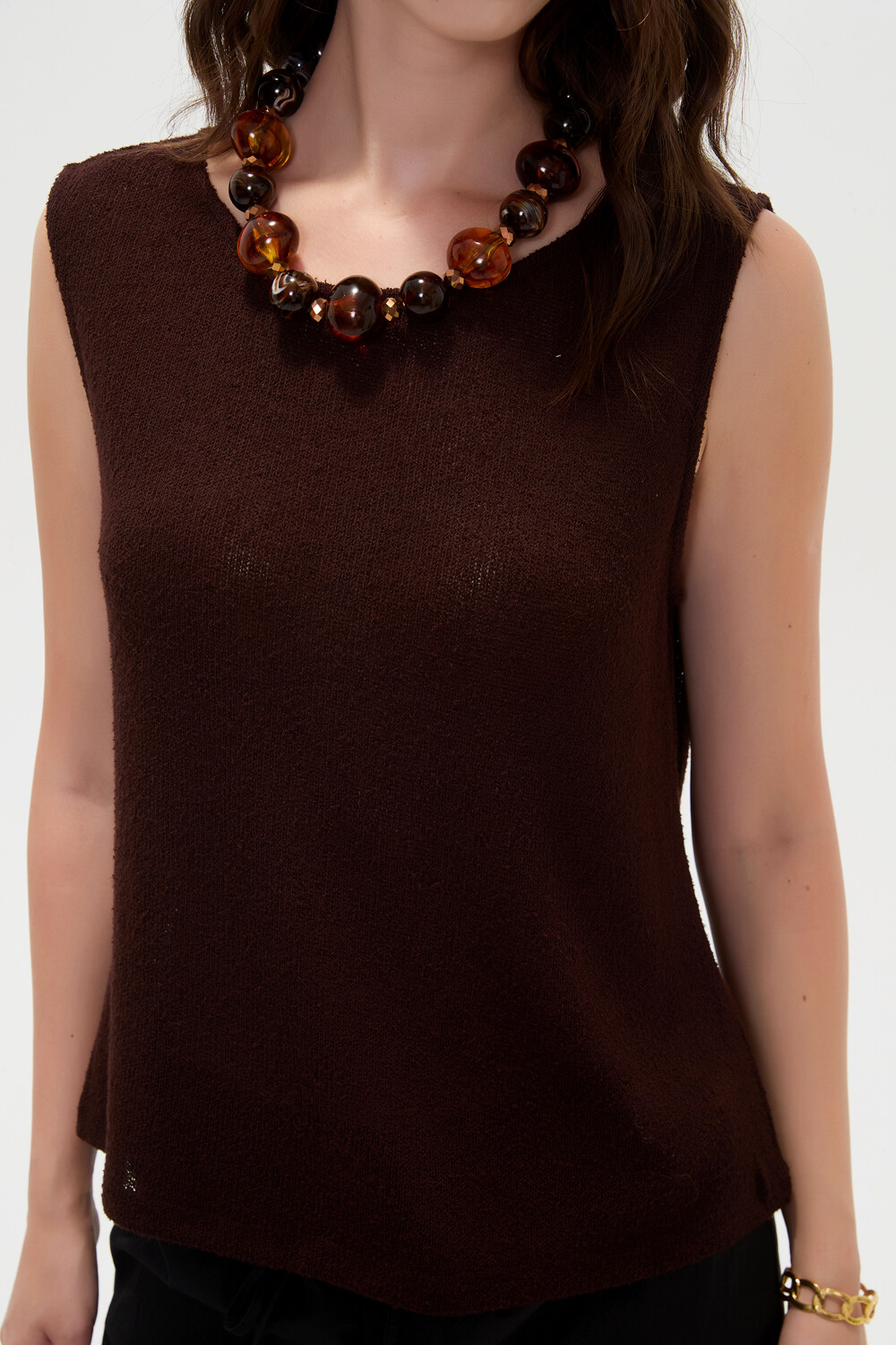 Musculosa Ikat Chocolate