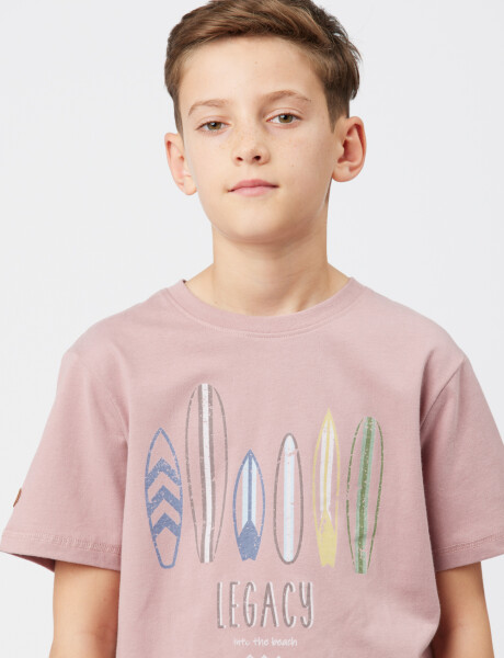 REMERA ESTAMPADA Rosado