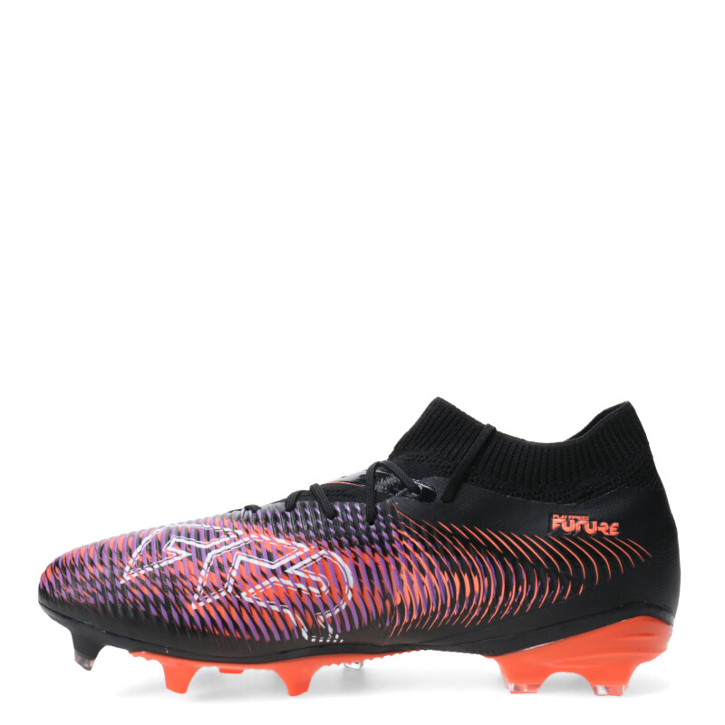 Championes de Hombre Puma Fútbol 11 Future 8 Match FG/AG Negro - Anaranjado - Violeta