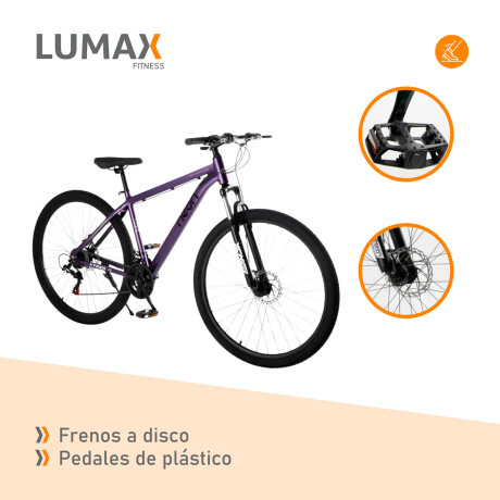 Bicicleta Montaña 26 Cuadro Aluminio Freno Disco 21 Cambios Lavander