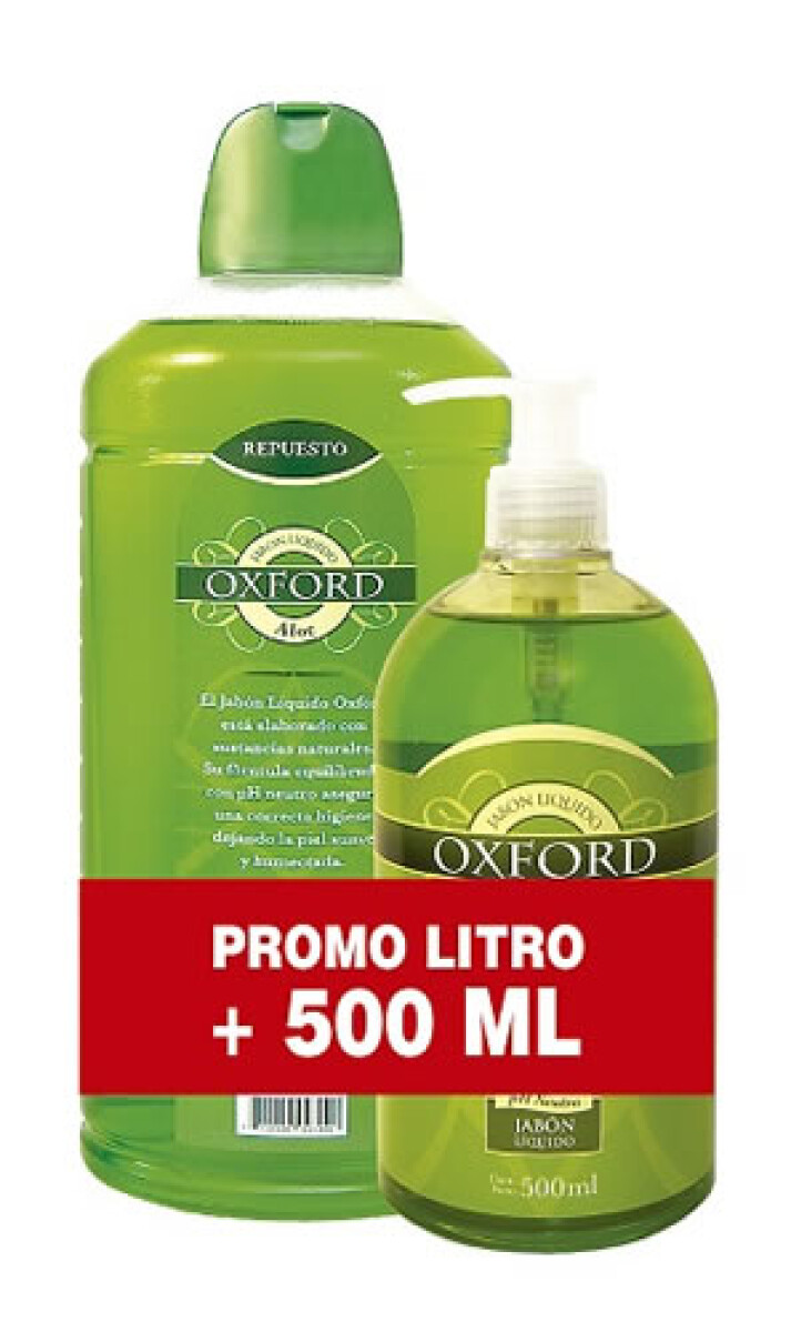 Pack Jabón Oxford Aloe 1 L + 500 ml – Pack Jabón