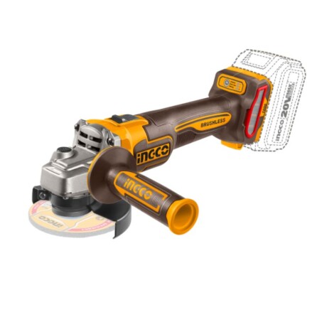 AMOLADORA 4 1/2" 20V BRUSHLESS SIN BATERIA P20S - INGCO AMOLADORA 4 1/2" 20V BRUSHLESS SIN BATERIA P20S - INGCO