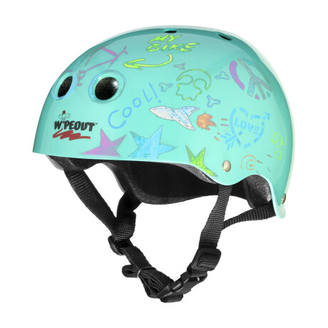 Casco de Niño Wipeout Teal Blue Youth 8+ Casco de Niño Wipeout Teal Blue Youth 8+