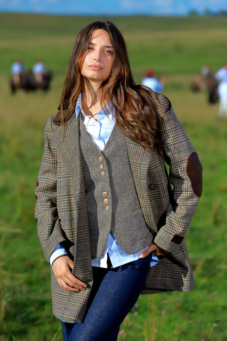 Blazer Largo Berlín Cuadros