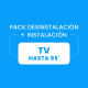 imagen de Desinstalación + Instalación de TV hasta 55¨