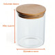 Frasco De Borosilicato Tapa Bambu 820ml Sin Color