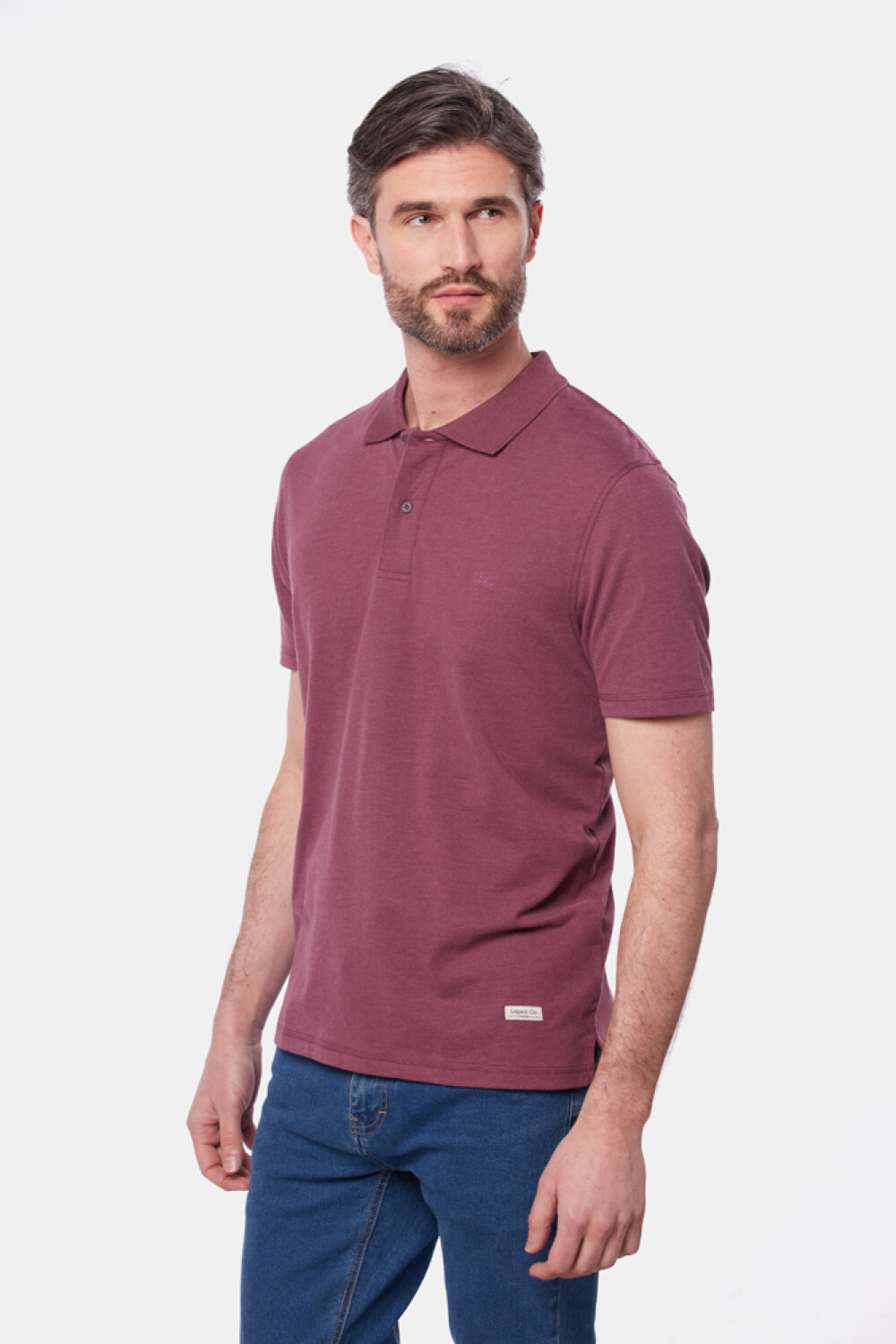 REMERA POLO JERSEY LISA Bordo