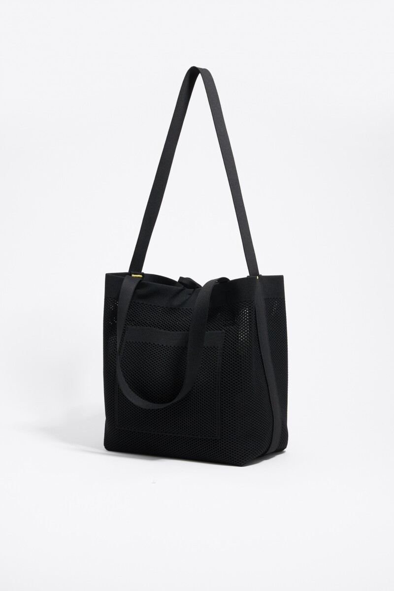 BOLSO SHOPPER MEDIANO Negro