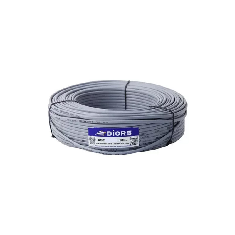 CABLE UNIFILAR SUPERPLASTICO CSF 2X2MM <br /> DIORS (ROLLO 100M) Cable Unifilar superplastico CSF Diors 2x2 mm