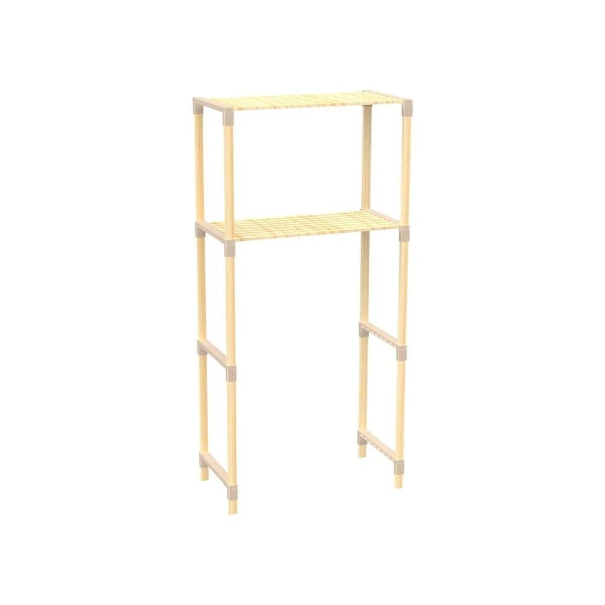 Estanteria Organizado P/Lavarropas 127X33X66Cms - Madera Y Pp 