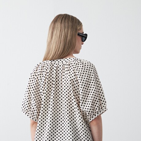 CAMISA ADINA Negro/Blanco