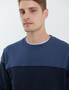 470916 SWEATER HARRY Azul Osc/piedra