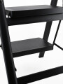 ESCALERA PLEGABLE DOS PELDAÑOS NEGRO