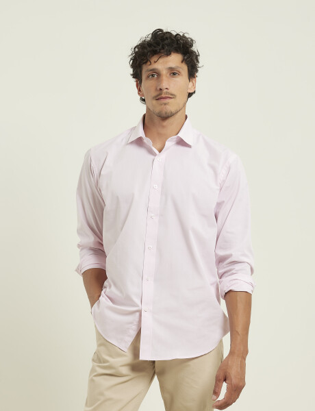 011683 CAMISA VESTIR HARRINGTON LABEL Rosado Medio