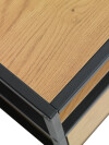 Mueble TV TRAPPEDAL roble/negro Mueble TV TRAPPEDAL roble/negro