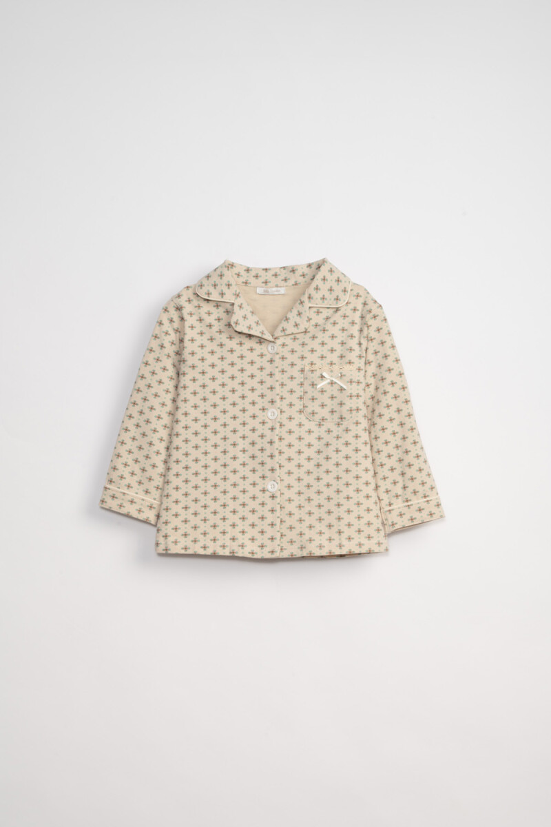 Conjunto pijama - Estampado Crudo 