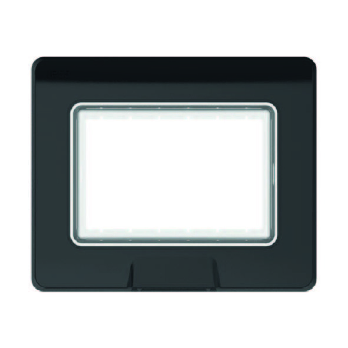 Placa y Marco Negro para 3 Módulos IP55 Exterior Línea Origen ABB 
