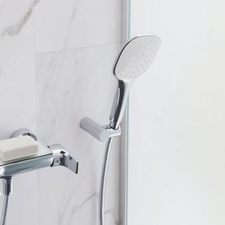 GRIFERIA TELEFONO PARA DUCHA CROMO BRILLO PARA BAÑO CROMO