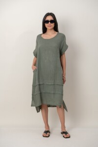 VESTIDO ENKI Verde Seco
