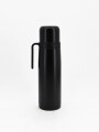 TERMO INOX CON ASA 1 LITRO NEGRO