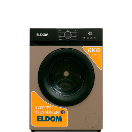 LAVARROPAS ELDOM CARGA FRONTAL 6KG INVERTER LAVARROPAS ELDOM CARGA FRONTAL 6KG INVERTER