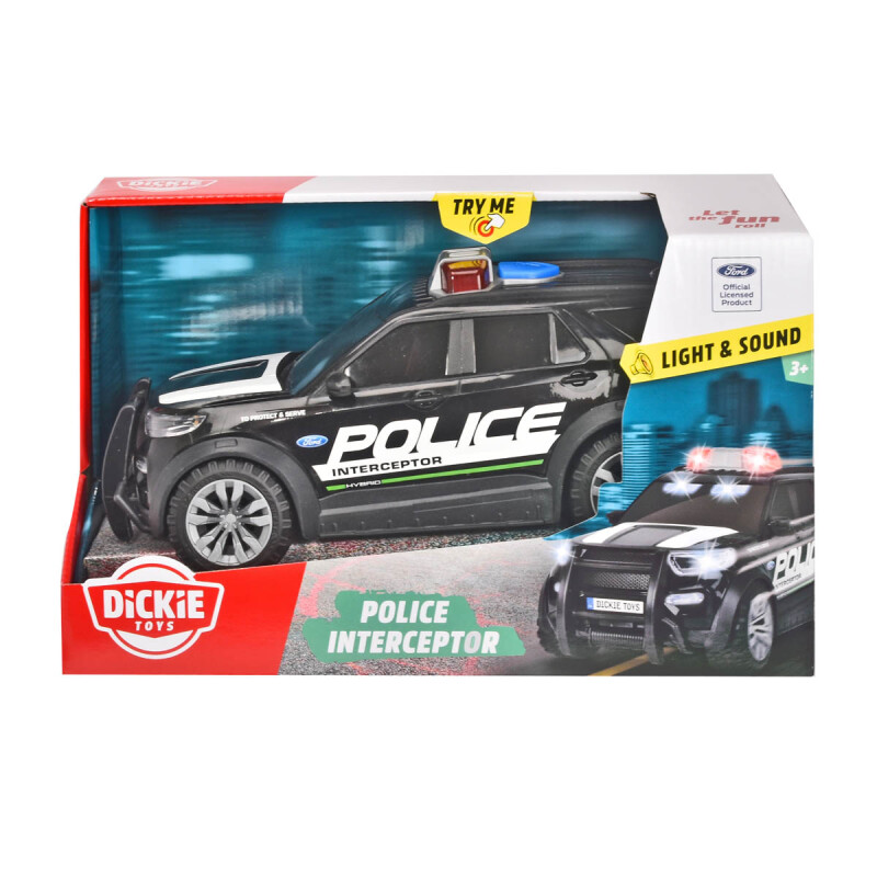 Auto Policía con luz y Sonido Dickie Toys Auto Policía con luz y Sonido Dickie Toys