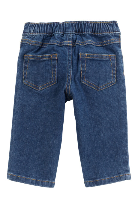 Set tres piezas pantalón jean, camisa de pana y body de algodón Sin color