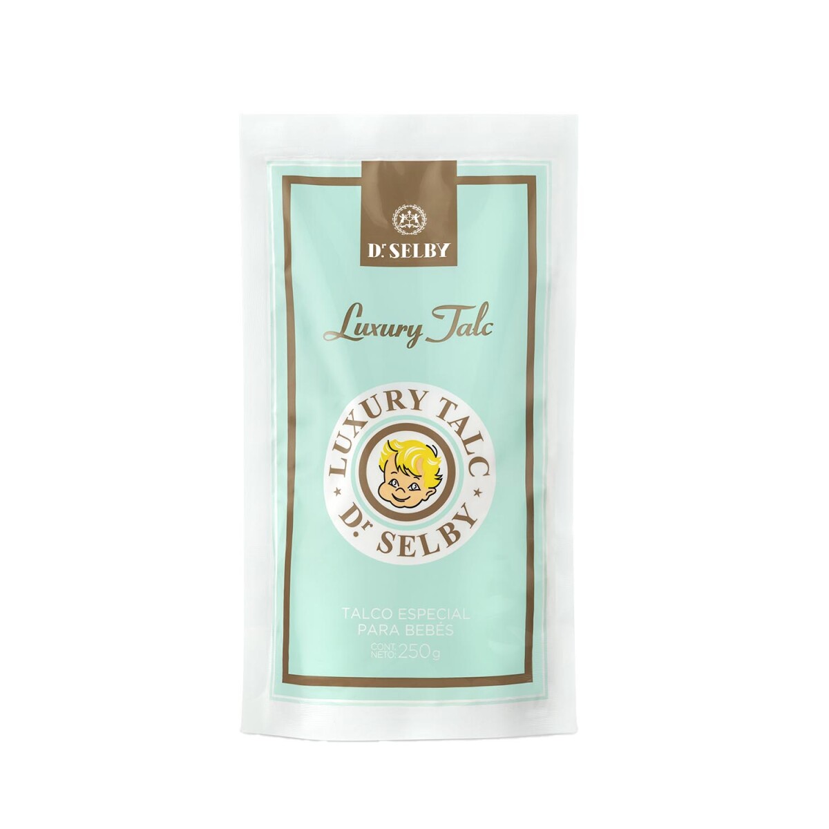 Talco para Bebé Verde 250 g Bolsa - Dr. Selby 