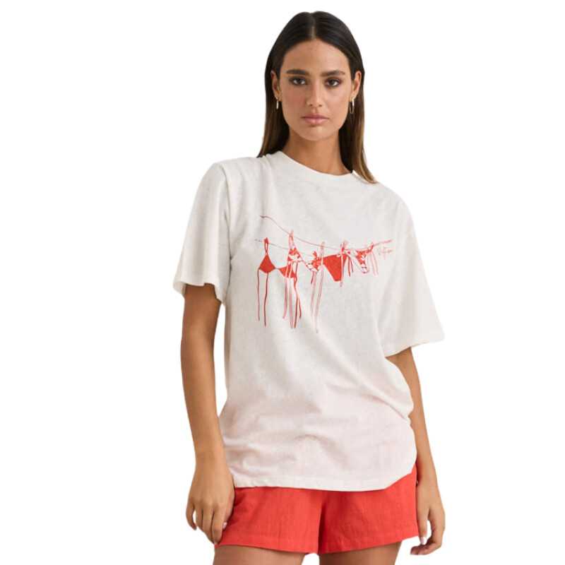 Remera Rhythm Melia Oversized - Blanco Remera Rhythm Melia Oversized - Blanco