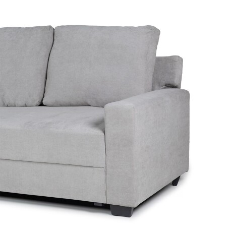 Rinconera Lucci - Tela Microfibra - Chaise izquierdo Berlin 05 (Ceniza)