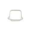 Anillo Cuadrado-Plata 925 -Sin Piedra-AN4070 sinpiedra