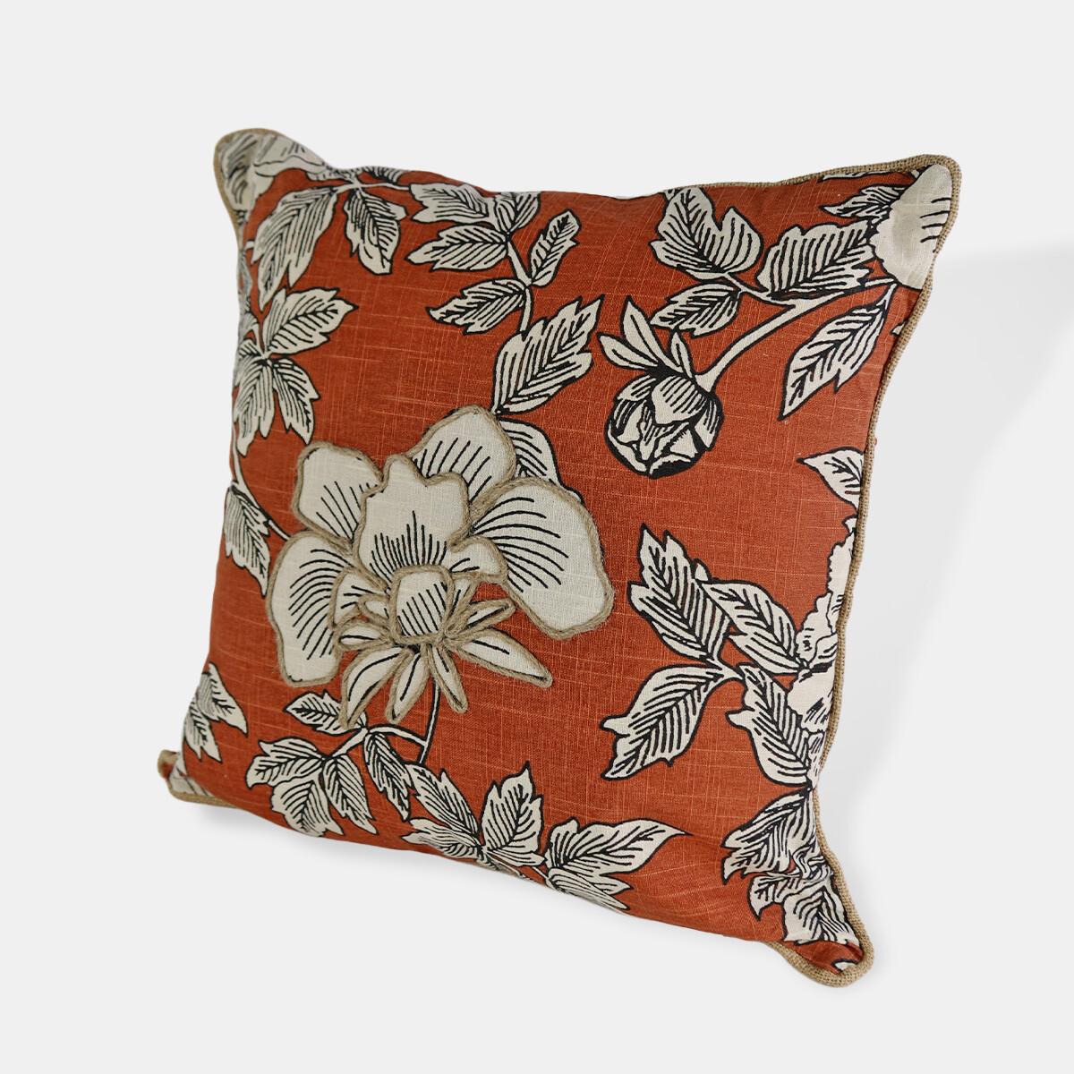 COJIN CUAD TERRACOTA ESTAMP 45X45CM 