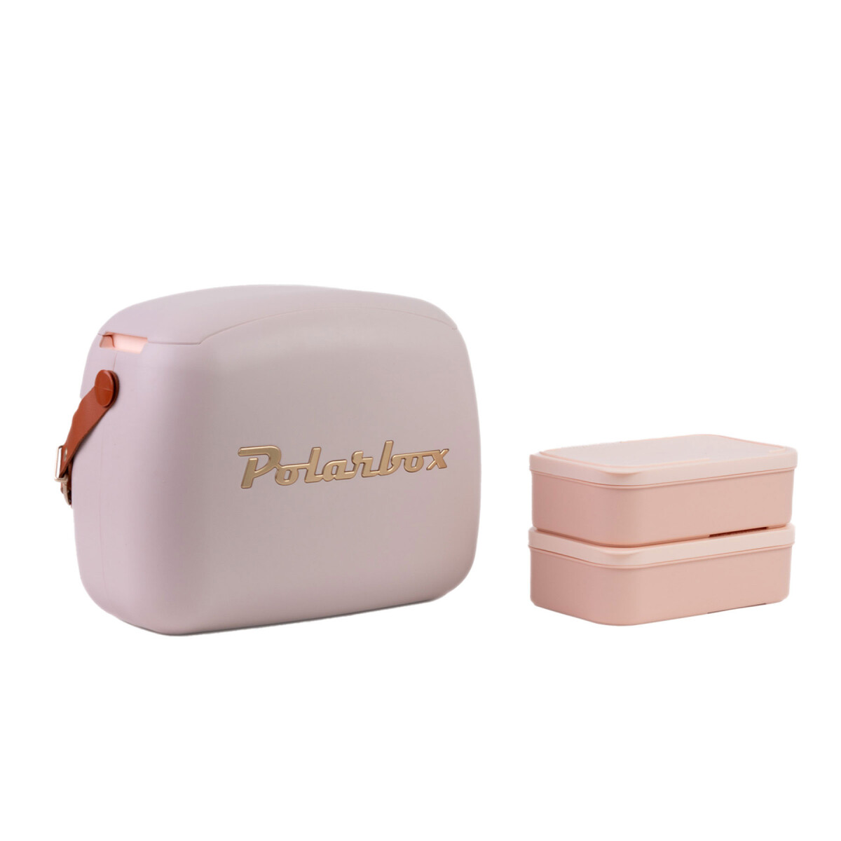 Conservadora Lunchera Térmica Pop 6L Polarbox Con 2 Tuppers - Color Blanco 