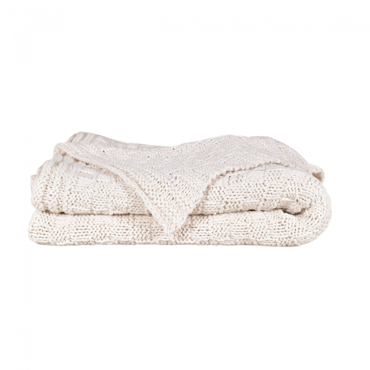 Manta Tejida 125x150 - Sierra - Pilar - Beige 