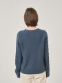 Sweater Focio Azul Piedra