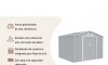 Galpón prefabricado Reforzado 2 Puertas ARCHER E Aluminio