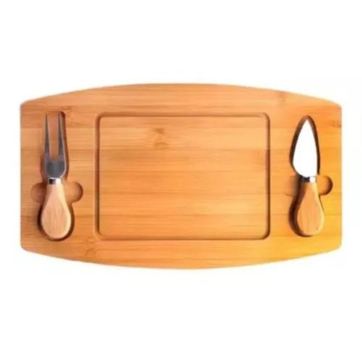 Tabla de Madera con 2 Utensilios 