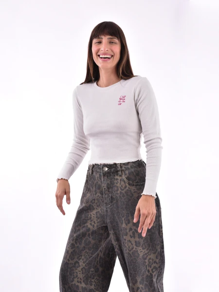 REMERA SPREAD GRIS CLARO