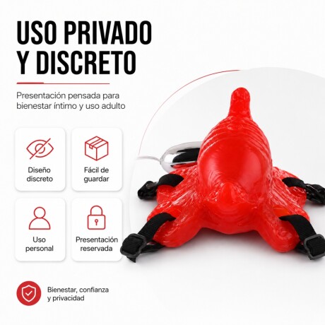 Estimulador Mariposa Con Bala Vibradora Rojo