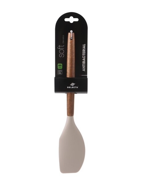ESPATULA SILICONA 31CM MANGO ACACIA BEIGE ESPATULA SILICONA 31CM MANGO ACACIA BEIGE