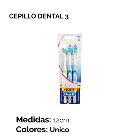 Cepillo Dental 3 - Pack B Unica