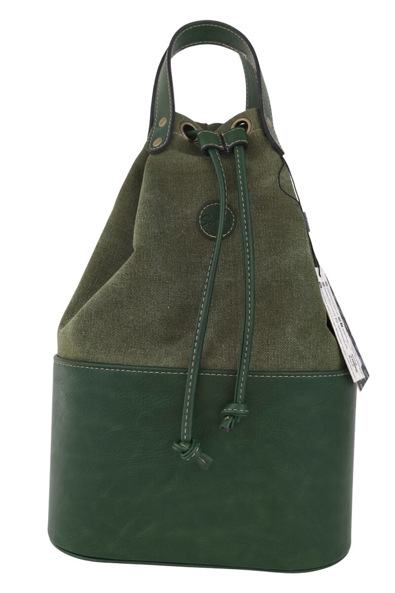 Matera bolso con división Verde